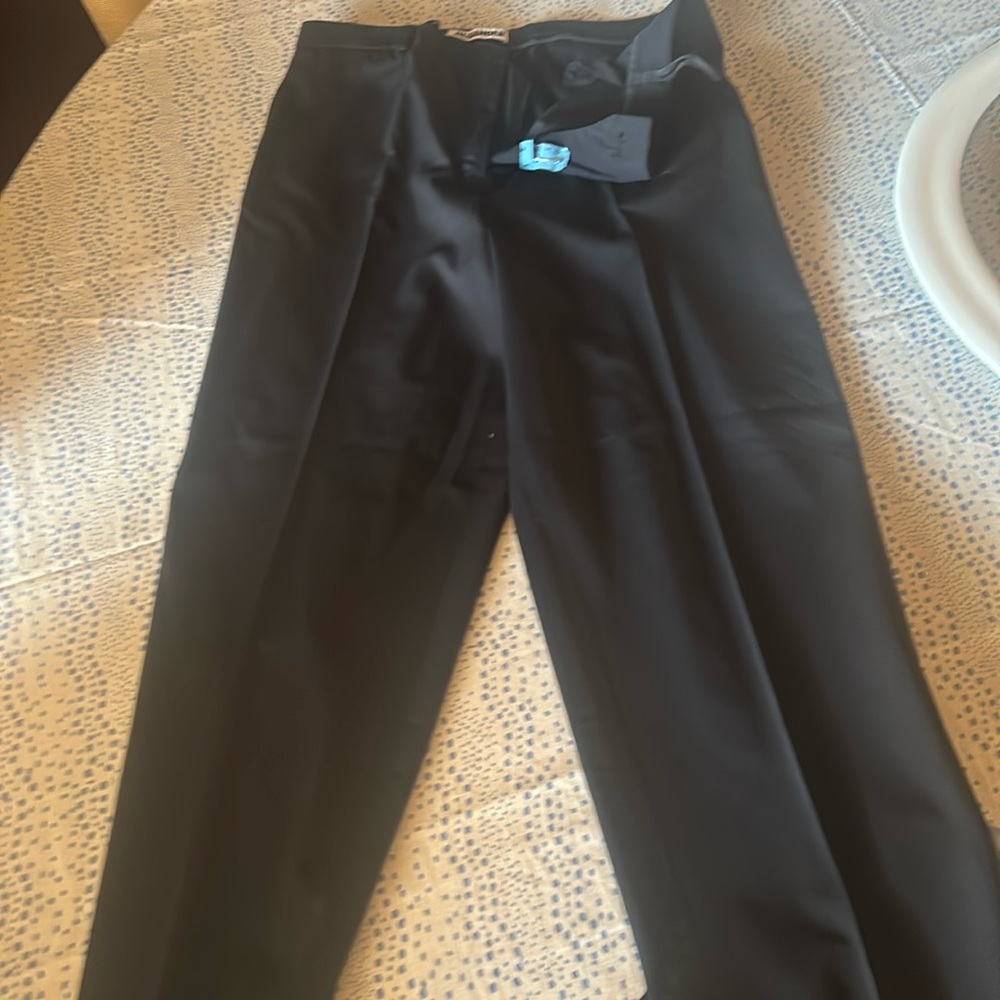 Jil sander light wool black pants